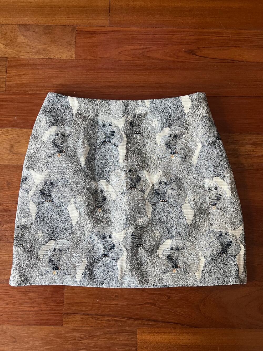 & OTHER STORIES poodle print mini skirt